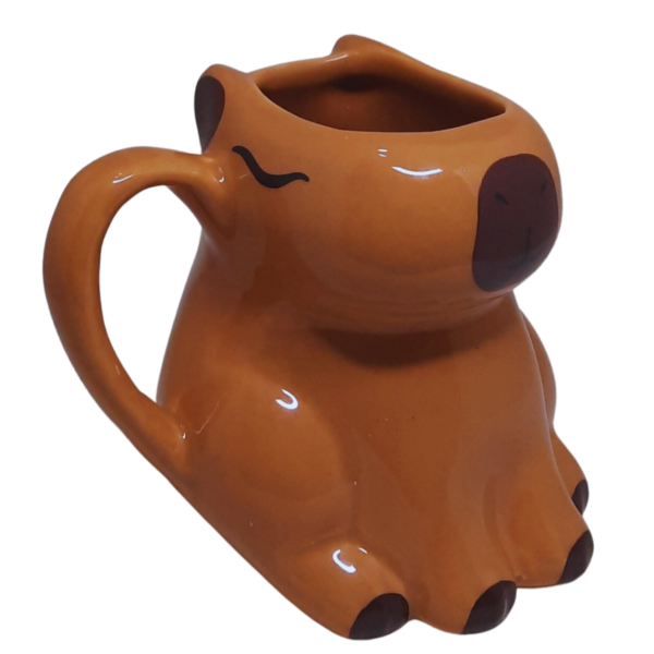 Caneca 3D Capivara cerâmica